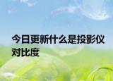 今日更新什么是投影仪对比度