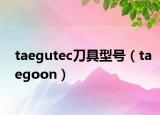 taegutec刀具型号（taegoon）