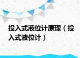 投入式液位计原理（投入式液位计）