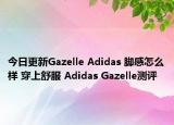 今日更新Gazelle Adidas 脚感怎么样 穿上舒服 Adidas Gazelle测评
