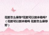 花胶怎么保存?花胶可以放冰箱吗?（花胶可以放冰箱吗 花胶怎么保存好）