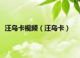 汪乌卡视频（汪乌卡）