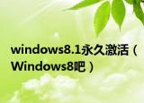 windows8.1永久激活（Windows8吧）