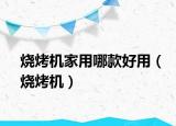 烧烤机家用哪款好用（烧烤机）