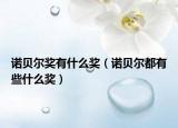 诺贝尔奖有什么奖（诺贝尔都有些什么奖）