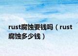 rust腐蚀要钱吗（rust腐蚀多少钱）
