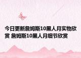 今日更新詹姆斯10黑人月实物欣赏 詹姆斯10黑人月细节欣赏
