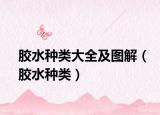 胶水种类大全及图解（胶水种类）