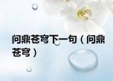 问鼎苍穹下一句（问鼎苍穹）
