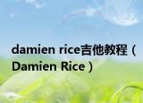damien rice吉他教程（Damien Rice）