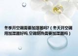 冬季开空调需要加湿器吗?（冬天开空调用加湿器好吗,空调制热需要加湿器吗）