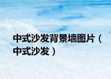 中式沙发背景墙图片（中式沙发）