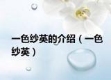 一色纱英的介绍（一色纱英）