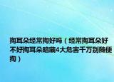 掏耳朵经常掏好吗（经常掏耳朵好不好掏耳朵暗藏4大危害千万别随便掏）