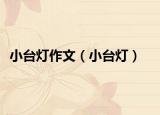 小台灯作文（小台灯）