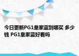 今日更新PG1皇家蓝到哪买 多少钱 PG1皇家蓝好看吗