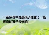 一夜惊喜中谁是孩子他爸（一夜惊喜的孩子是谁的）