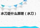 水刀是什么原理（水刀）