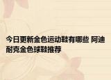 今日更新金色运动鞋有哪些 阿迪耐克金色球鞋推荐