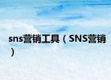 sns营销工具（SNS营销）