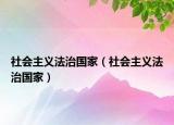 社会主义法治国家（社会主义法治国家）