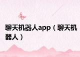聊天机器人app（聊天机器人）