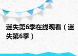 迷失第6季在线观看（迷失第6季）