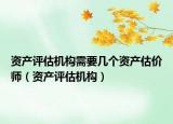 资产评估机构需要几个资产估价师（资产评估机构）