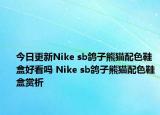 今日更新Nike sb鸽子熊猫配色鞋盒好看吗 Nike sb鸽子熊猫配色鞋盒赏析