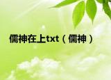 儒神在上txt（儒神）