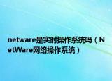 netware是实时操作系统吗（NetWare网络操作系统）