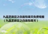 九品芝麻官之白面包青天免费观看（九品芝麻官之白面包青天）