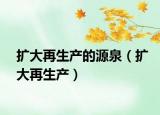 扩大再生产的源泉（扩大再生产）
