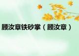 顾汝章铁砂掌（顾汝章）