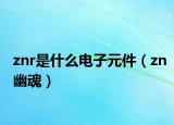 znr是什么电子元件（zn幽魂）