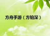 方舟手游（方铂深）