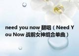 need you now 翻唱（Need You Now 战前女神组合单曲）