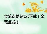 金笔点龙记txt下载（金笔点龙）