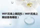 WiFi无线上网百科（WiFi无线上网设备有哪些）