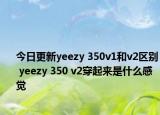 今日更新yeezy 350v1和v2区别 yeezy 350 v2穿起来是什么感觉