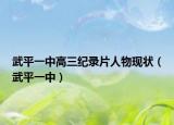 武平一中高三纪录片人物现状（武平一中）