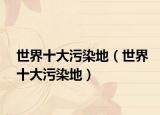 世界十大污染地（世界十大污染地）