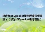 鍗庝负p50pocket鐢垫睜瀹归噺澶氬ぇ（华为p50pocket电池容量）