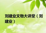 刘建业文物大讲堂（刘建业）