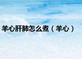 羊心肝肺怎么煮（羊心）