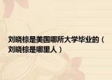 刘晓棕是美国哪所大学毕业的（刘晓棕是哪里人）