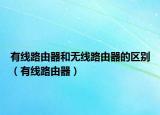 有线路由器和无线路由器的区别（有线路由器）