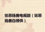 惩恶扬善电视剧（惩恶扬善白领侠）