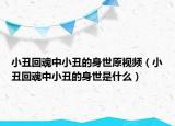 小丑回魂中小丑的身世原视频（小丑回魂中小丑的身世是什么）