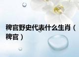 稗官野史代表什么生肖（稗官）